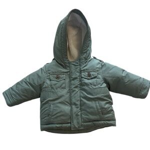 GAP Olive Green Baby Puffer Jacket